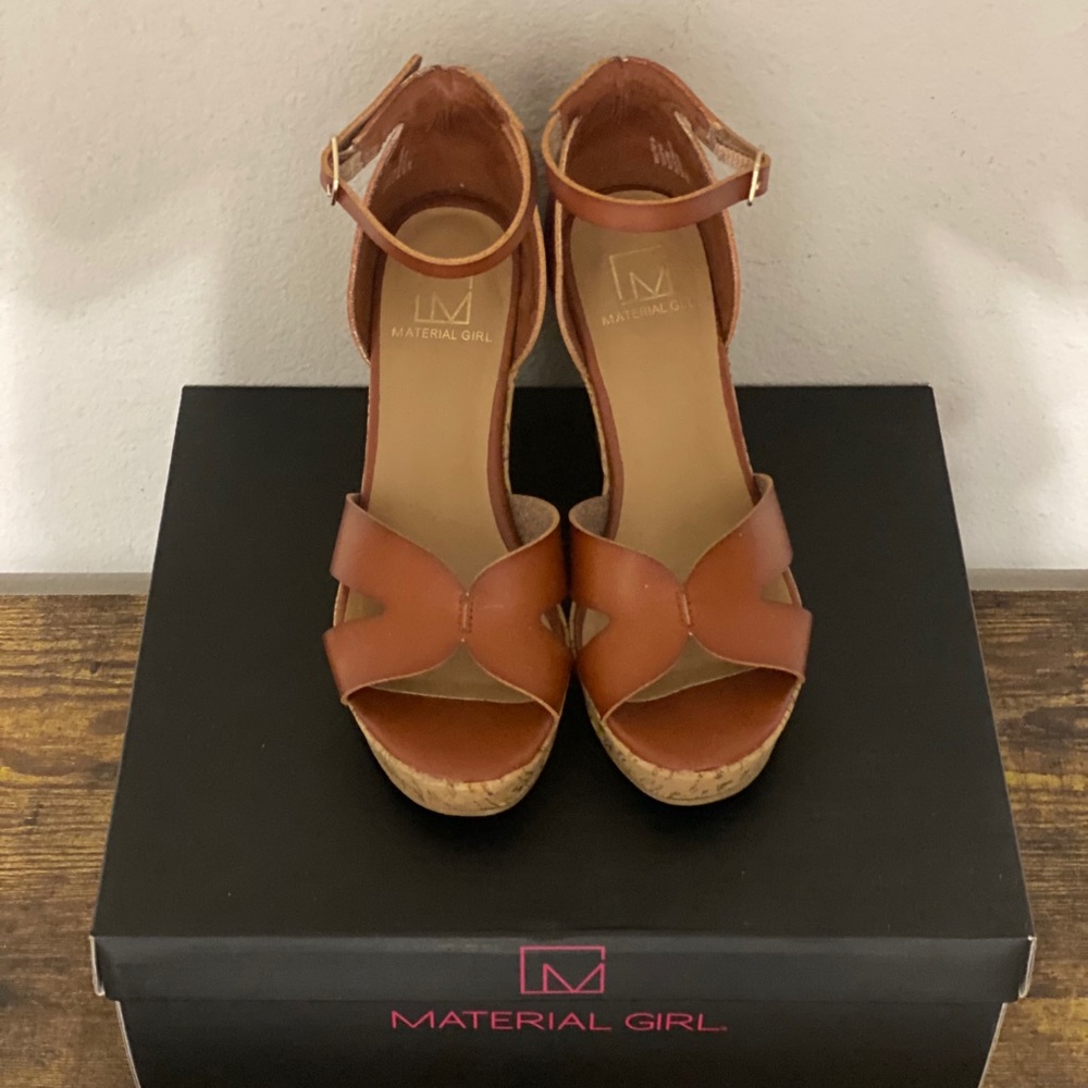 Material girl sandal wedge